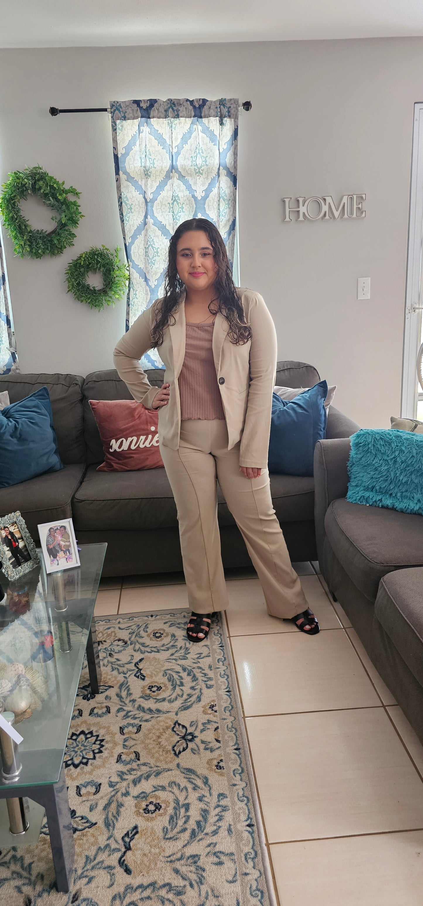 The Executive Office Strech Blazer Suit Set