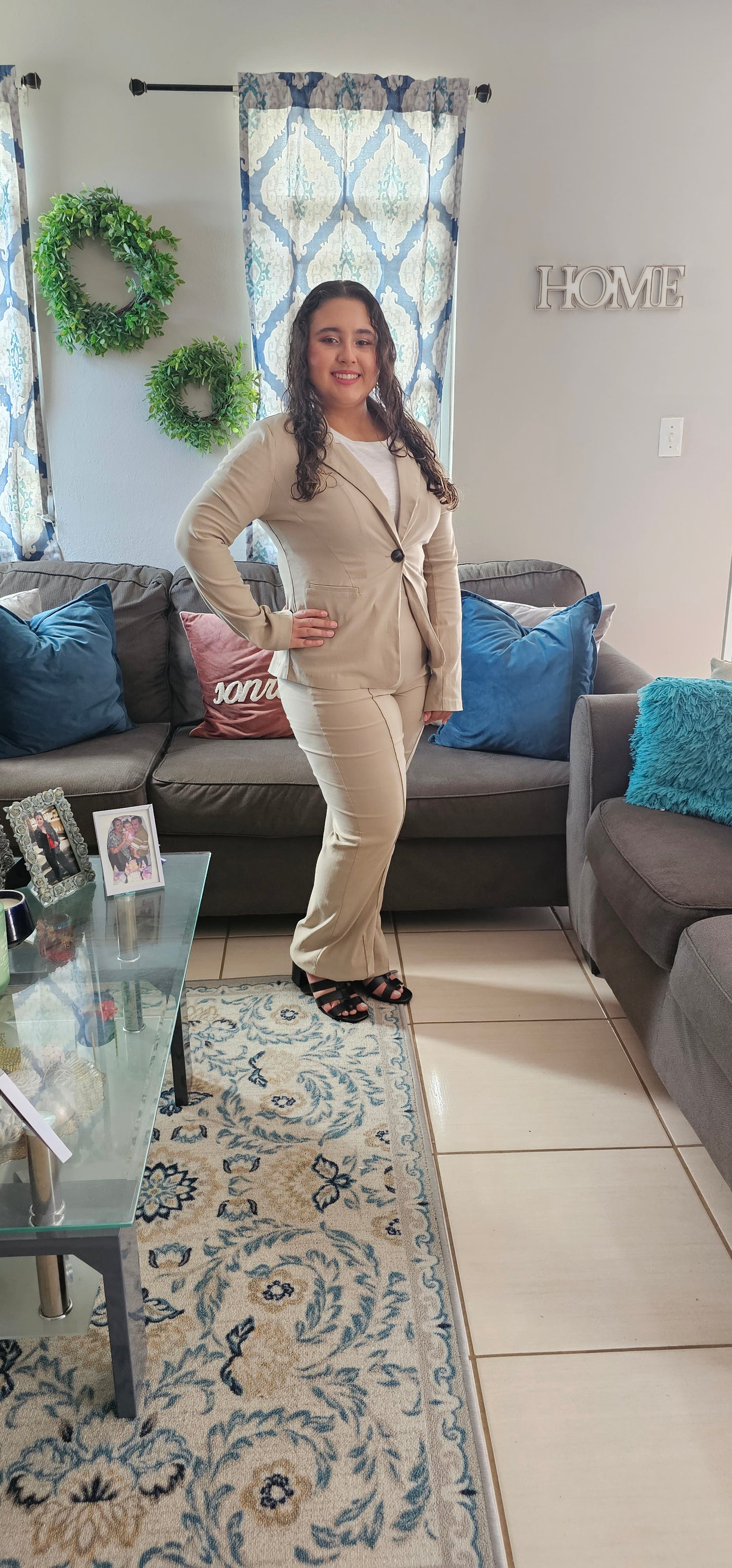 The Executive Office Strech Blazer Suit Set