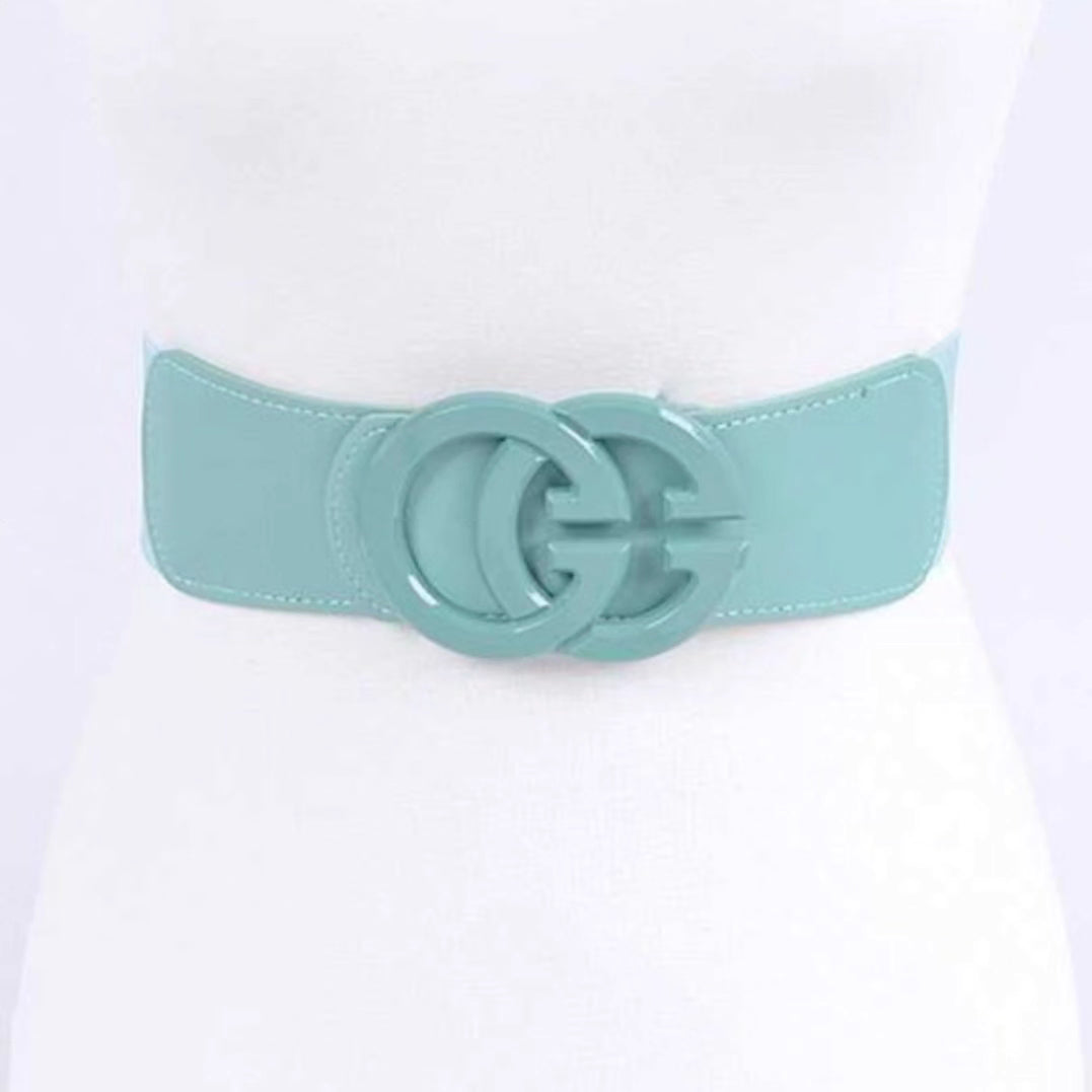Doble CC plus size elastic belt