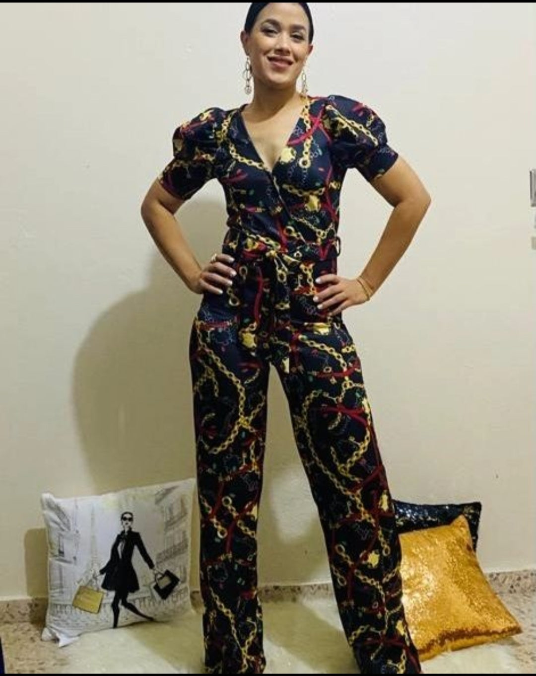 Chain jumpsuit
