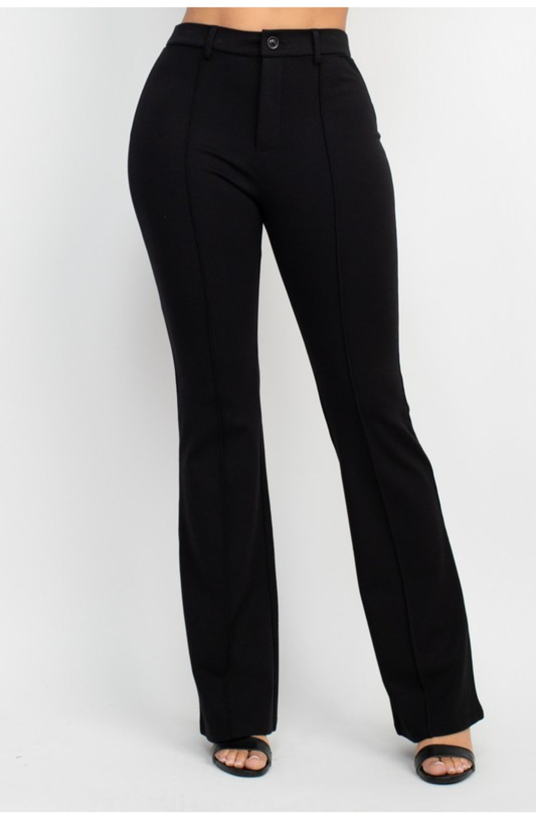 Solid Wide Leg Pants