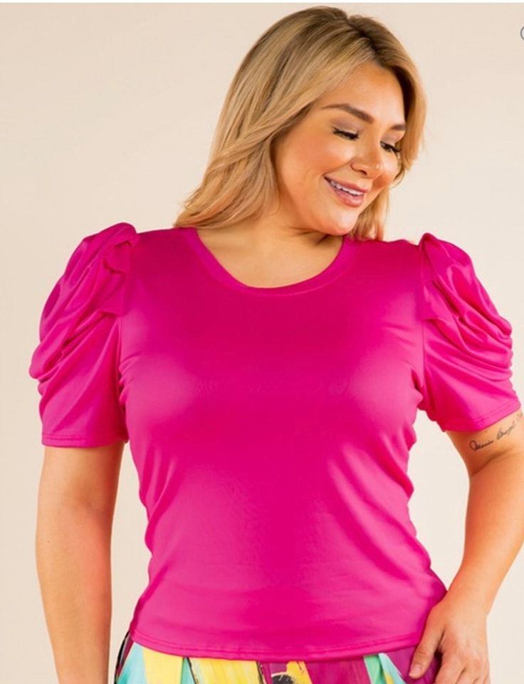 Puff shoulder plus top