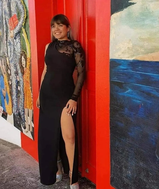 Casual elegant one shoulder dress