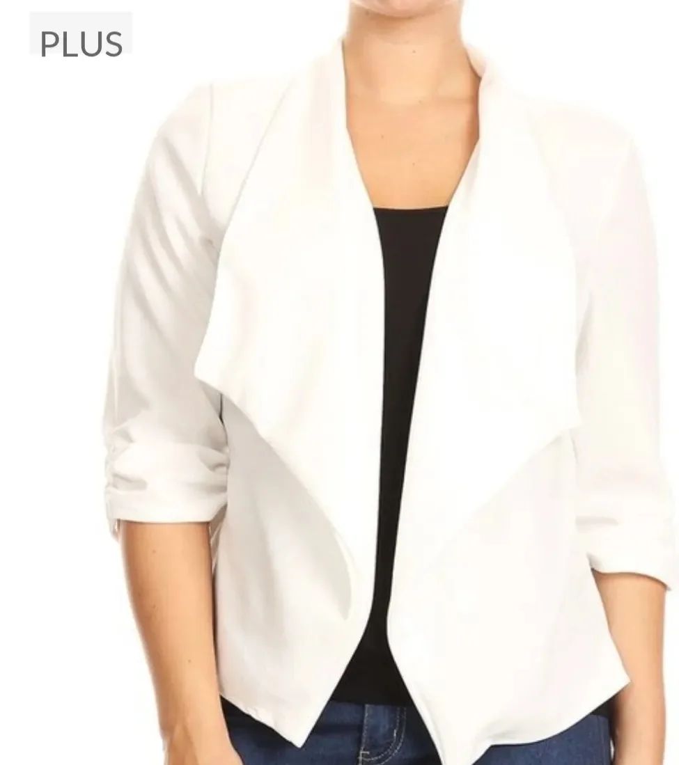 Plus size blazer
