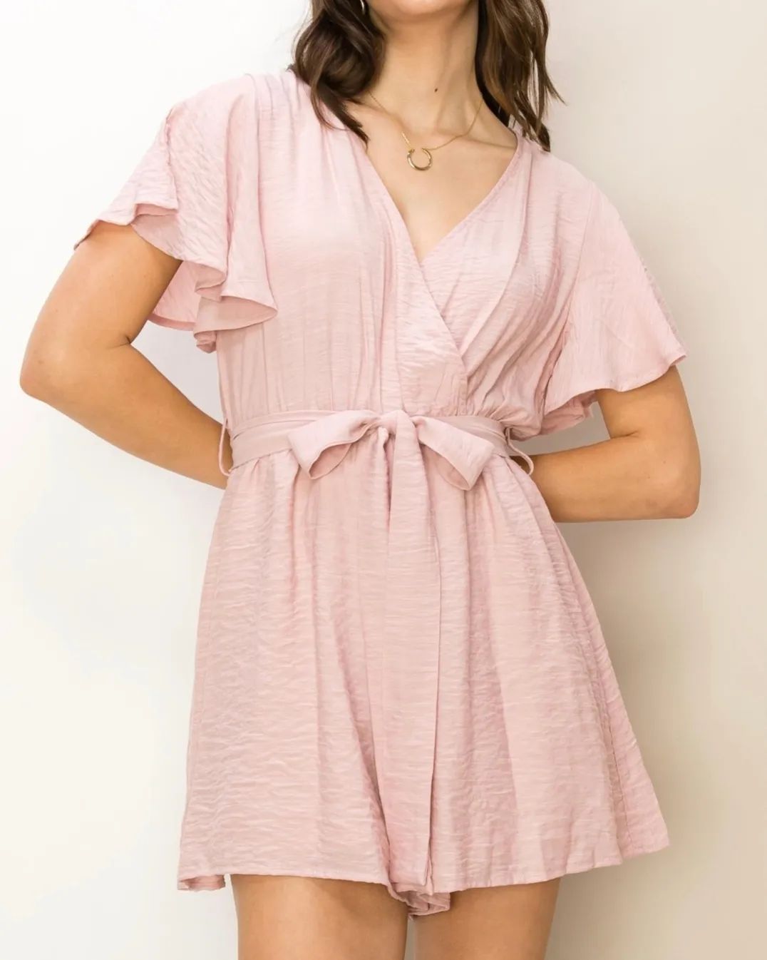 Romper color pink