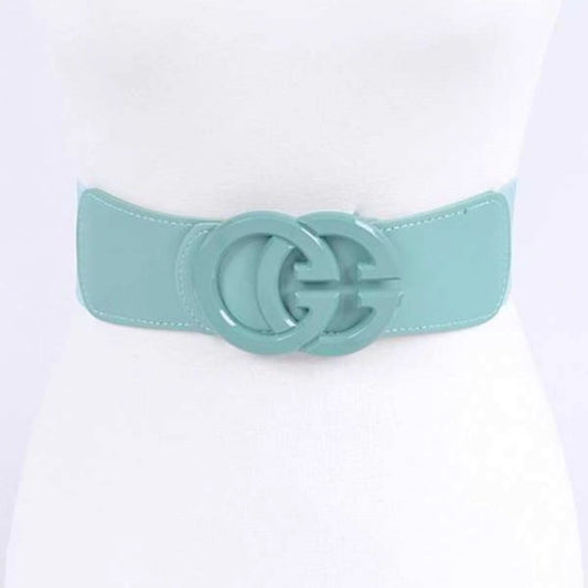 Doble CC plus size elastic belt