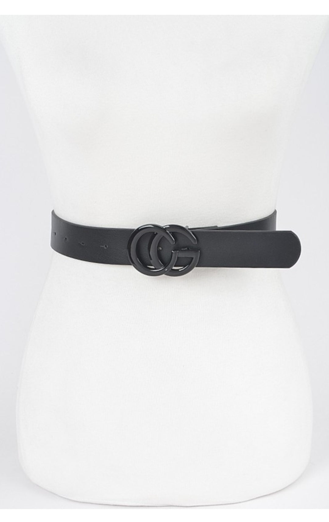 Vegan leather colored Buckle belt
