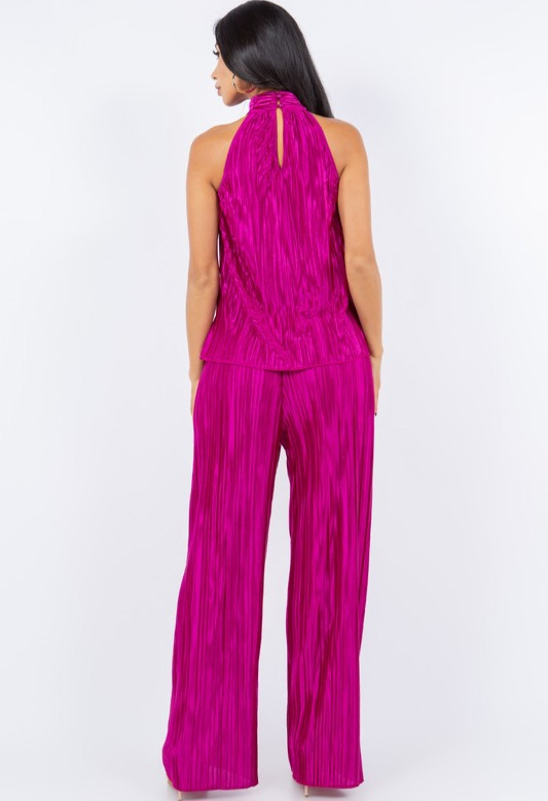 Top and Pant solid fashion set