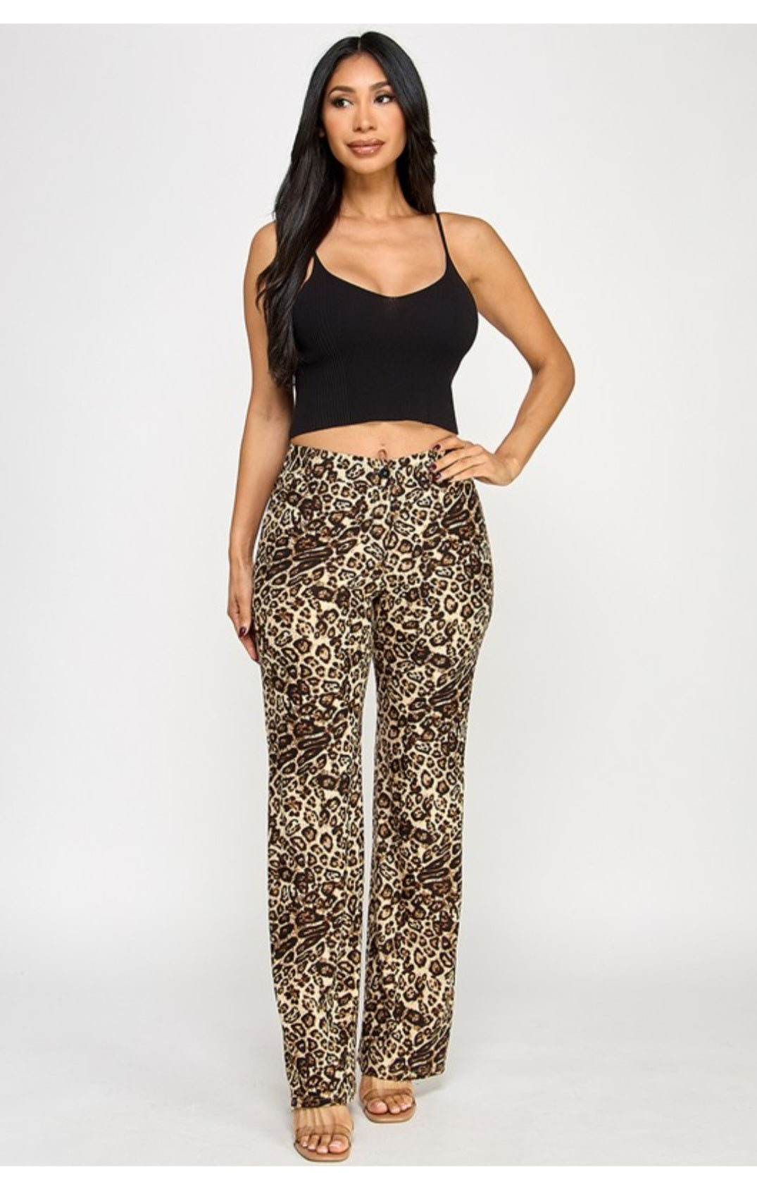 Animal Print Long Pants