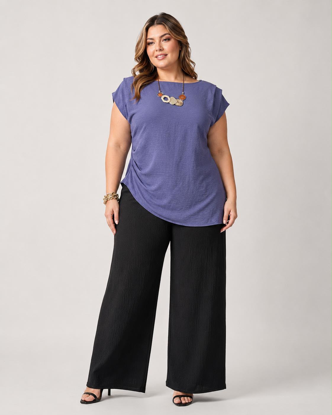 Asimetric Plus Blouse