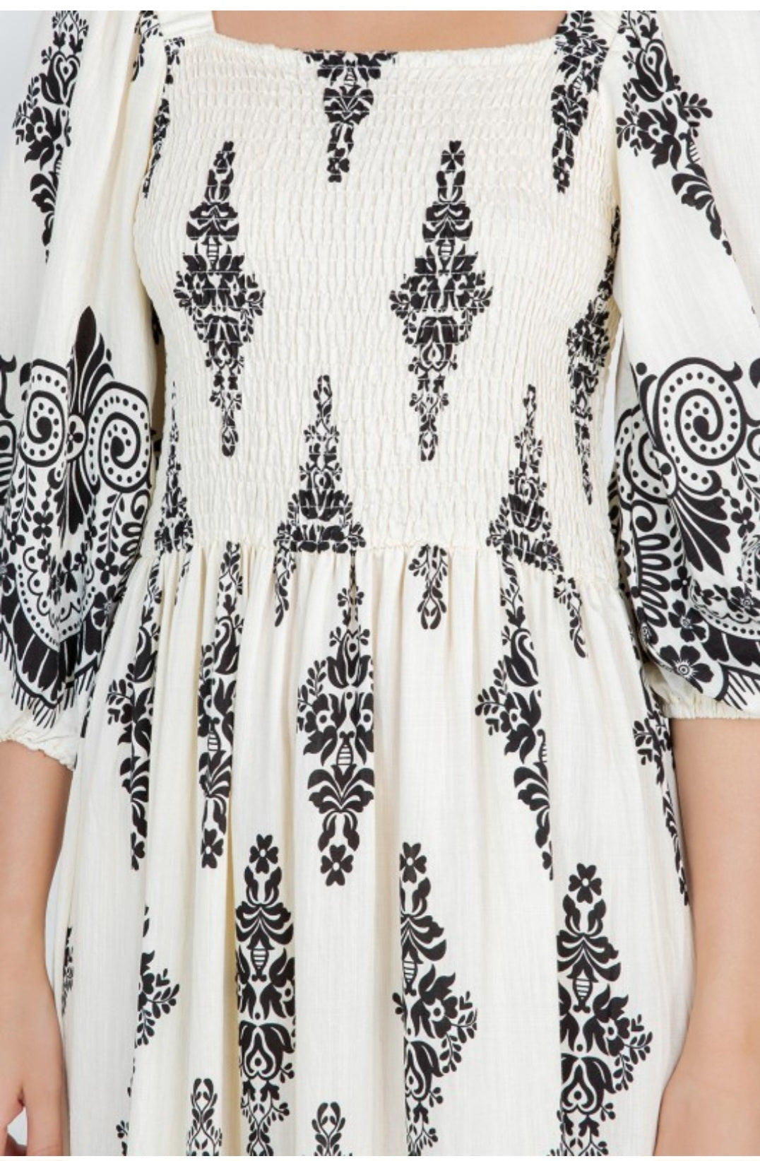 Graphic Print Fashion Maxi Dress