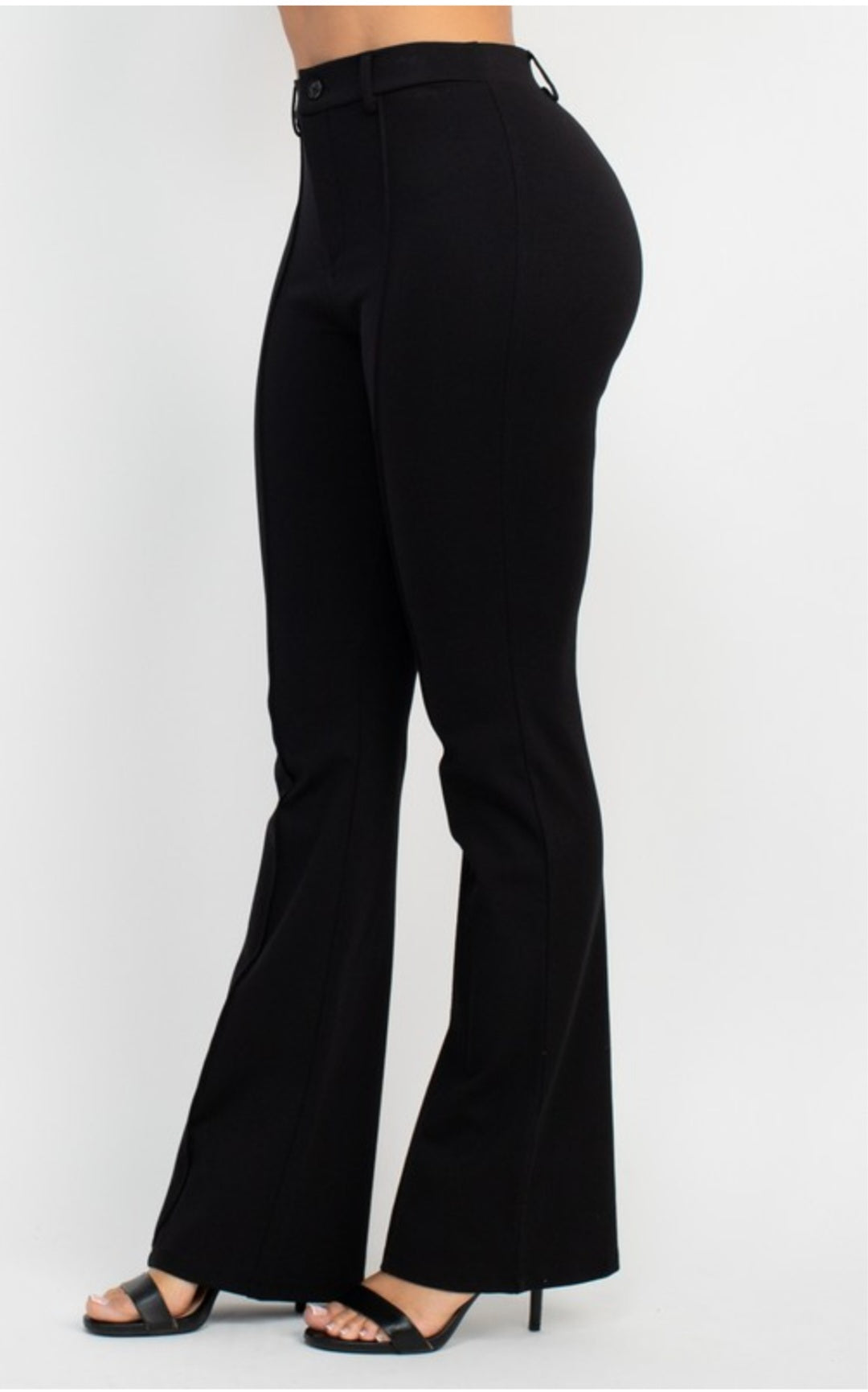 Solid Wide Leg Pants