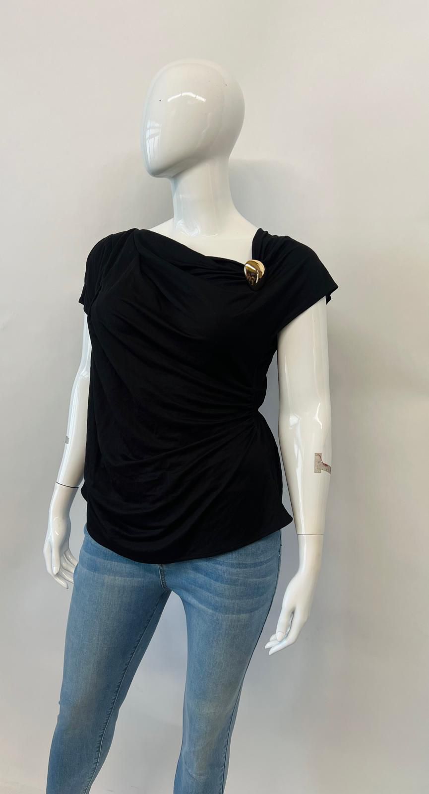 Plus size One Shoulder Blouse