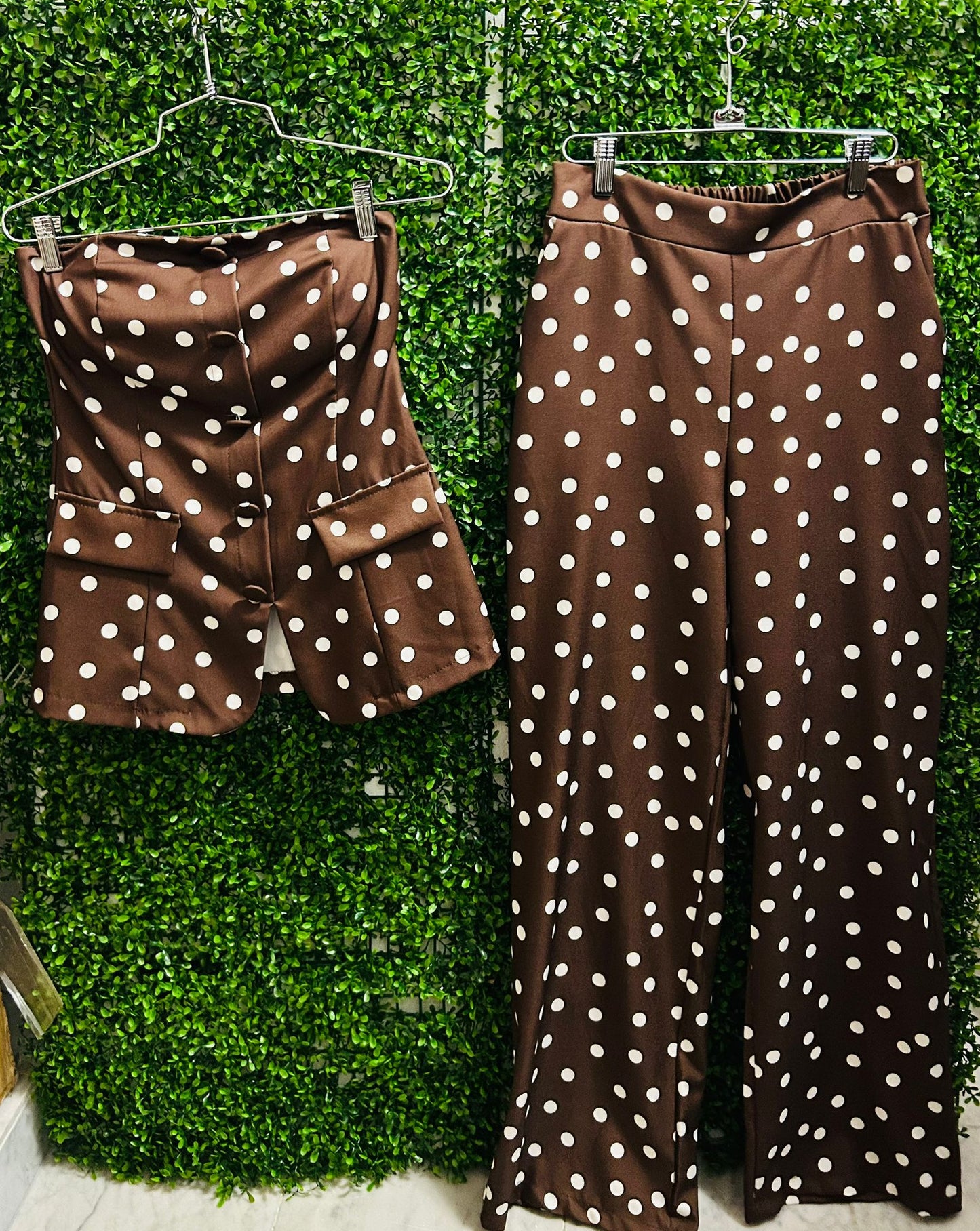 Polka dot set