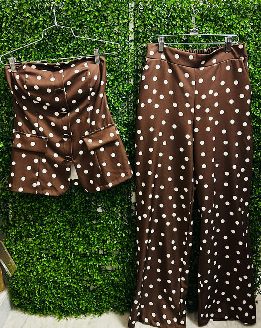 Polka dot set